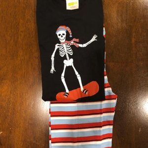 Crazy 8 Skeleton PJ Set